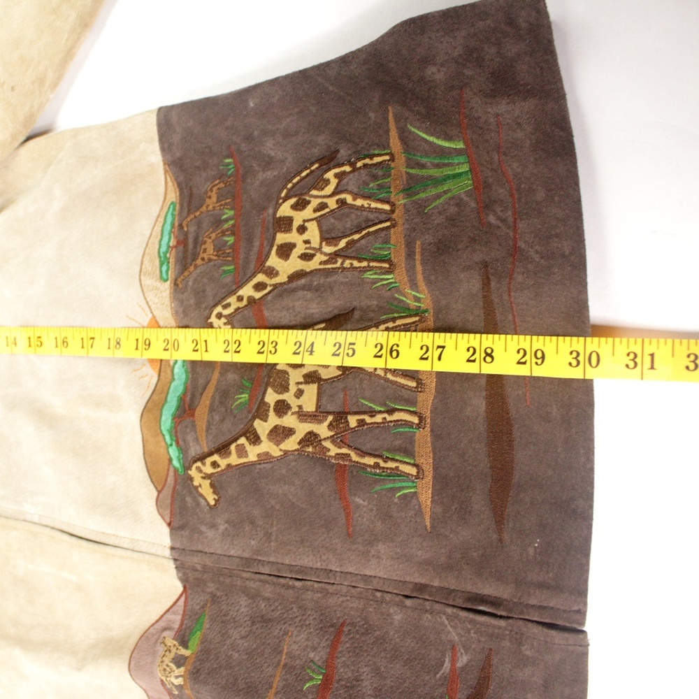 The Quacker Factory Tan Leather African Jacket - Picture 8 of 8